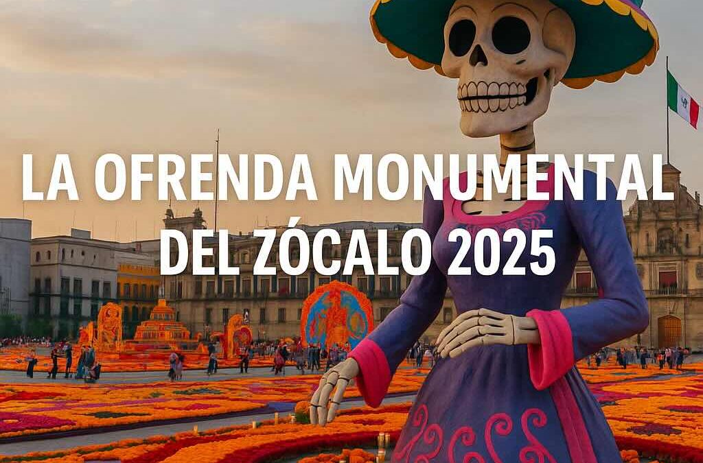 La Ofrenda Monumental del Zócalo 2025: tradición, arte y memoria en el corazón de la CDMX