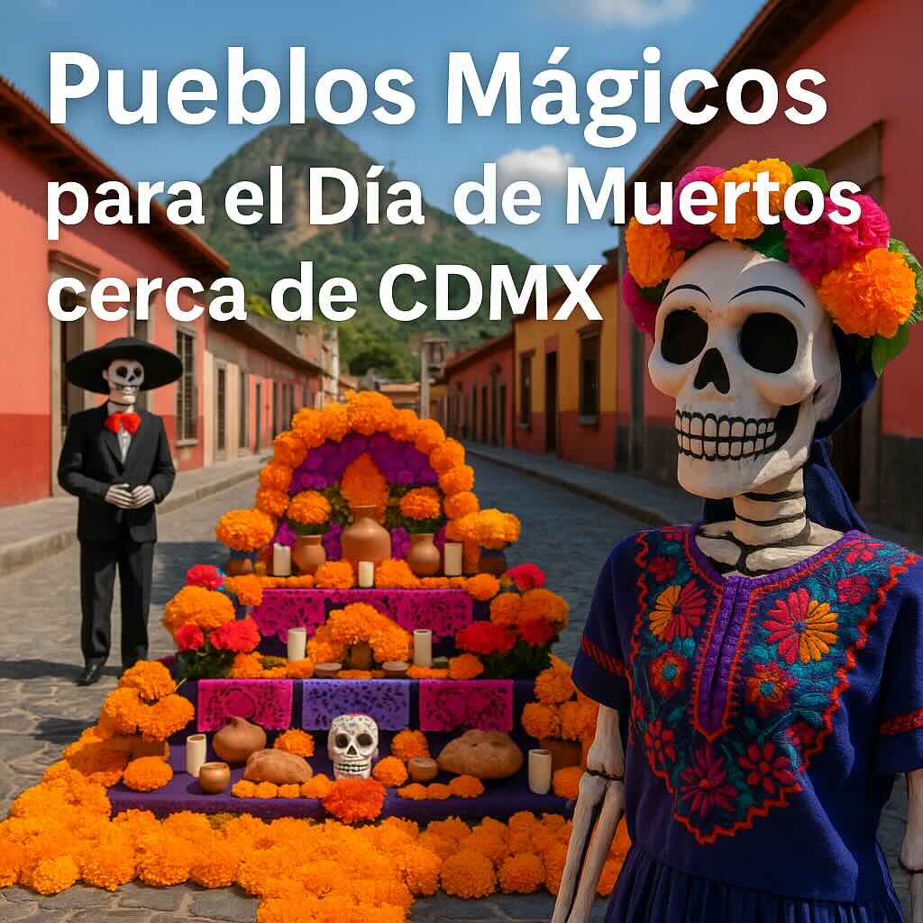 Pueblos para celebrar día de Muertos cerca de CDMX