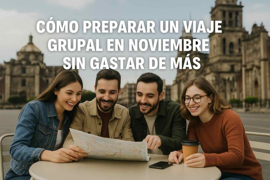 Cómo preparar un viaje grupal en noviembre sin gastar de más