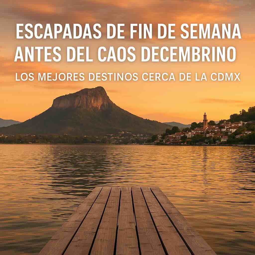 Escapadas de fin de semana antes del caos decembrino- los mejores destinos cerca de la CDMX