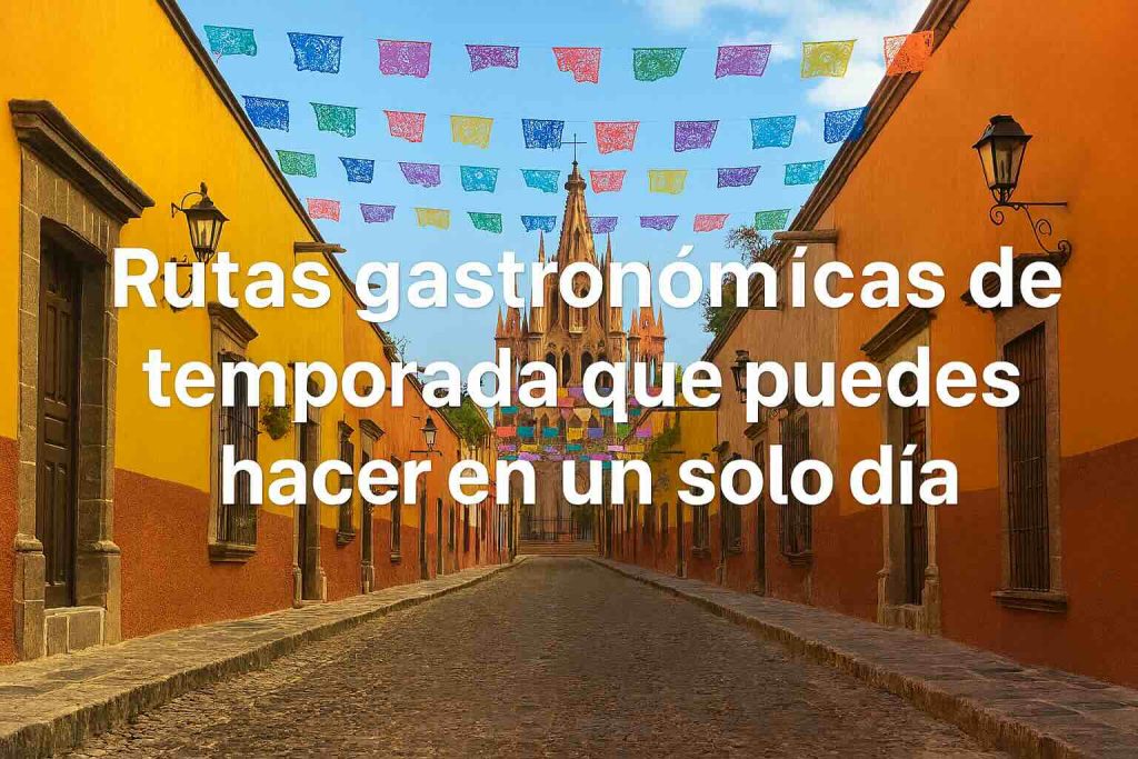 Rutas gastronómicas de temporada que puedes hacer en un solo día desde la CDMX