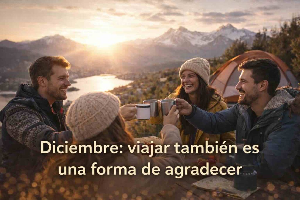 Diciembre viajar también es una forma de agradecer