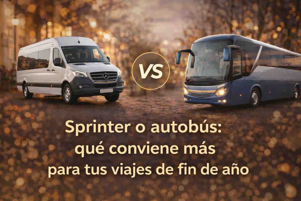 Sprinter o autobús- qué conviene más para tus viajes de fin de año
