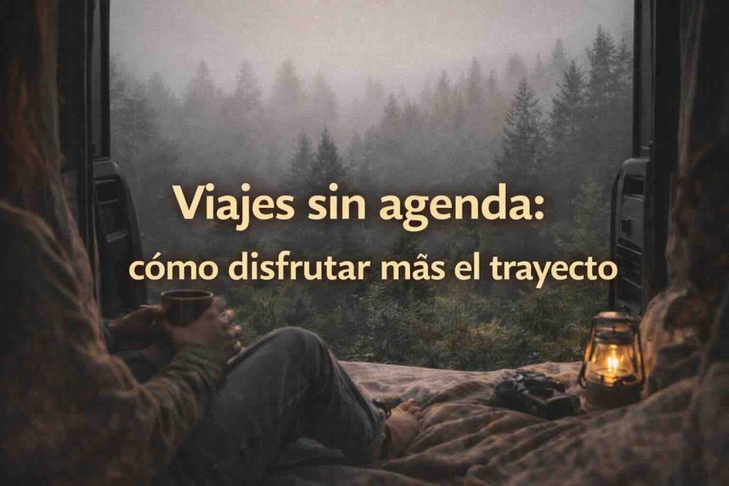 Viajes sin agenda cómo disfrutar más el trayecto