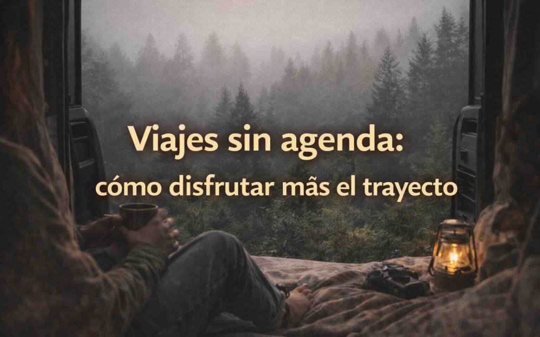 Viajes sin agenda: cómo disfrutar más el trayecto