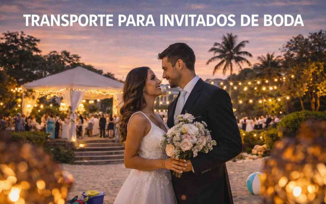 Transporte para invitados de boda: el detalle que evita retrasos, accidentes y cancelaciones
